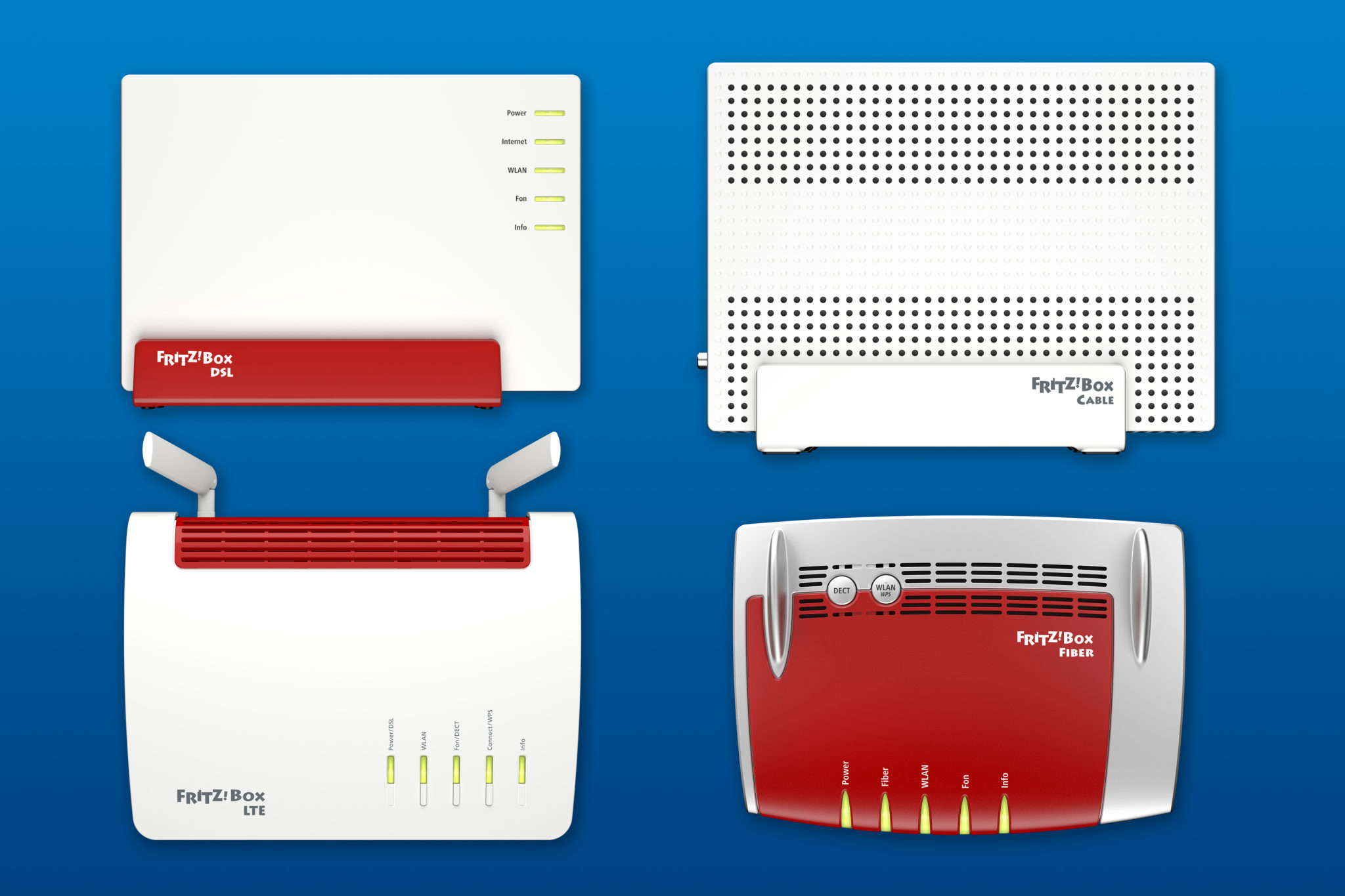 Nowe modele FRITZ!Box do połączeń gigabitowych